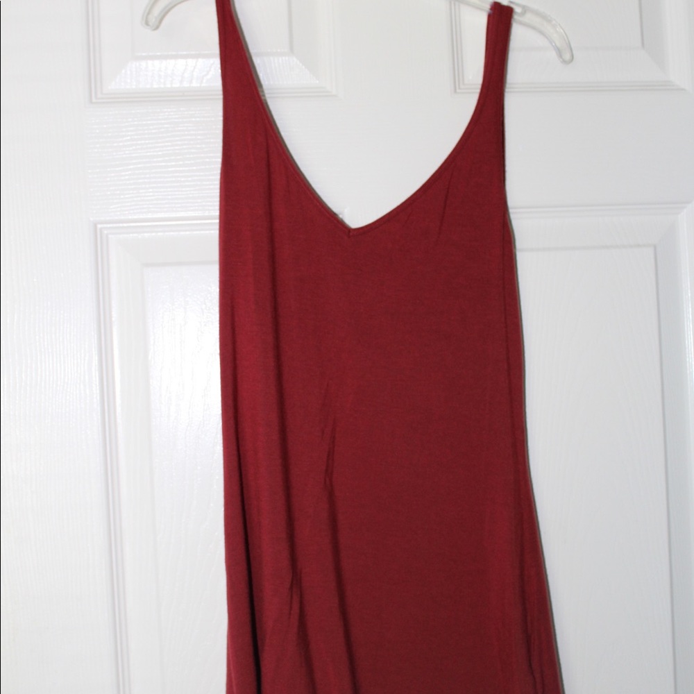 NEVER BEEN WORN Orange-Red Tank Top